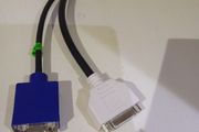 Splitter Cable DVI (M) to DVI (F) and VGA (F)