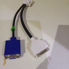 Splitter Cable DVI (M) to DVI (F) and VGA (F)
