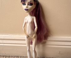 Monster High Doll Spectra Vondergeist Dot Dead Gorgeous Glue Dirty Hair Used Please see photos