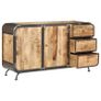 Sideboard 140x40x80 cm Solid Mango Wood Image 4