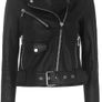 Whistles leather biker jacket Image 4
