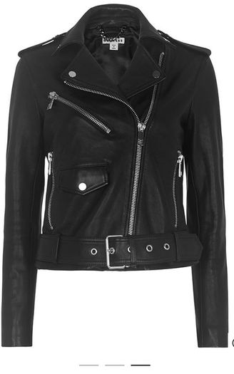 Whistles leather biker jacket
