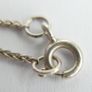 Vintage Tru-Sapphire Sterling Silver Cross Pendant and chain L-20"  5,35g Image 7