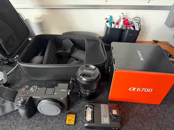 Sony A6700 Camera Bundle like New Only 1,720 Shutter Count