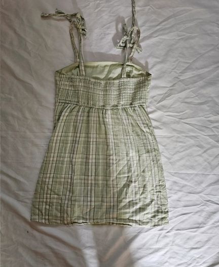Hollister Green Plaid Mini Dress