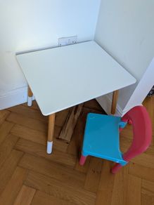 Ikea kids table + chair