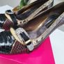 Rockin Reptile Brown Leather Heels Sz 40 (Fit 6.5 -7UK) - Rrp 189 Image 5