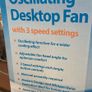 12" Desk Fan Image 2