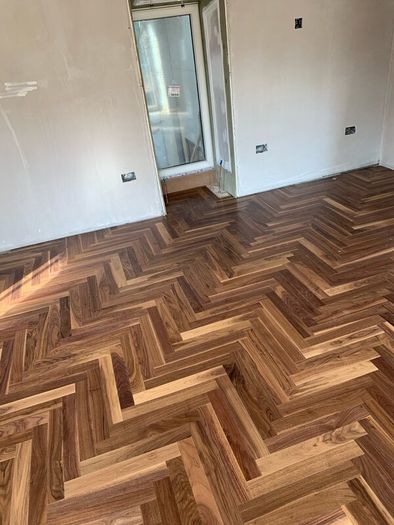 Genuine Walnut Flooring. Not laminate .
