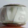Original Pandora Charm 790921 White Zig Zag Murano Glass Bead Image 8