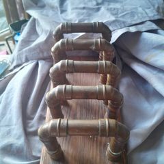 vintage copper letter rack