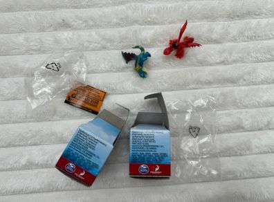 Dreamworks S1 Mystery Dragon Box Hookfang and Stormfly How To Train Your Dragon approx. 5 cm Damaged Boxes Please see pictures