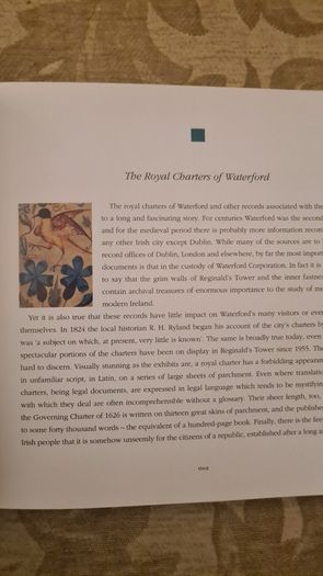 The Royal Charters Of Waterford. Large Volume Book. In Good Condition.
