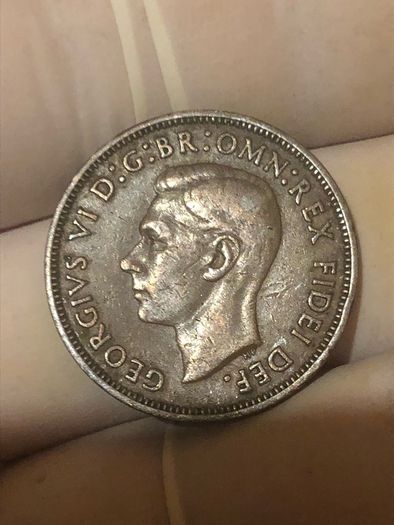 George VI half penny  x 36 Pictures