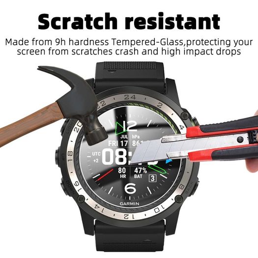Tempered glass Protection for Garmin Descent Mk1 Screen Protector for Descent Mk1 Smart Watch Protective Glass Film