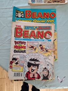 Vintage Dandy and Beano comics