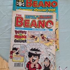 Vintage Dandy and Beano comics