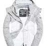 Brand new Superdry women ladies jacket with tags. White and grey. Image 3