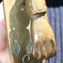 Antique Brass Doorknocker 5" x 2,4" Image 7
