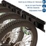 NEW SALE | Bike Storage Rack, 6 Bicycles Bike Wall Mount Garage Organizer & 5 Helmet Hooks, Adjustable Indoor Bicycle Storage Mounted Image 5