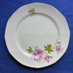 Vintage Royal Tudor Ware Barker Bros Floral Cake Plate - Azalea