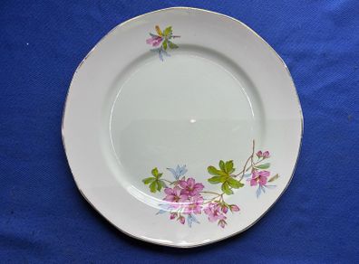 Vintage Royal Tudor Ware Barker Bros Floral Cake Plate - Azalea