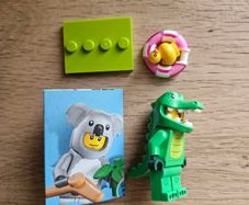 lego crocodile costume fan, collectible series 28