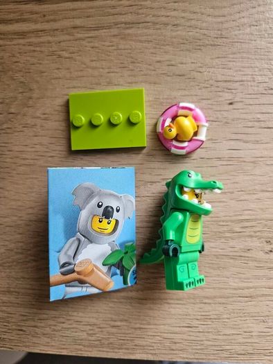 lego crocodile costume fan, collectible series 28
