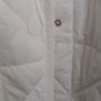 Capsule White Quilted Longline Coat. Image 5