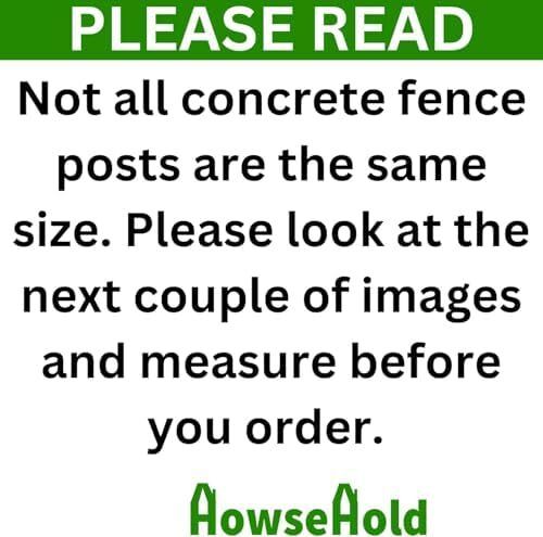 Hanging Basket Brackets for Concrete Fence Posts [2 PACK] Supports Easy Fill Baskets, Lantern Bird Feeders Adjustable Height Visit the HowseHold Store