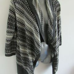 Karen Millen Merino Wool Waterfall Cardigan