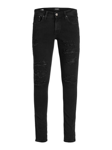 JACK & JONES Men's Am 502 Lid Sts Skinny Jeans, Black (Black Denim), W31/L30