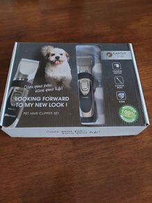 Pet hair clipper set