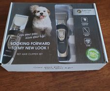 Pet hair clipper set