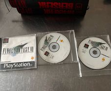 PlayStation 1 Retro Bundle Final Fantasy VII original discs and manual plus PS1 games
