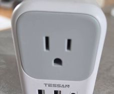 Tessan Travel Adaptor: Euro Plug