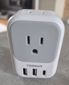 Tessan Travel Adaptor: Euro Plug