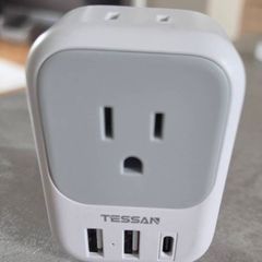 Tessan Travel Adaptor: Euro Plug