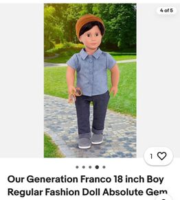 Our Generation Boy doll FRANCO