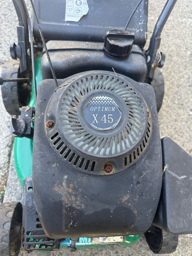 petrol lawnmower