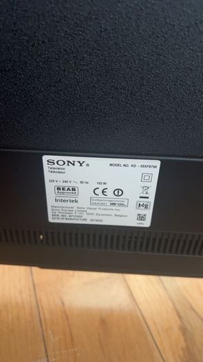 55" Sony Smart Tv For Parts Or Repair