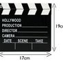 Novelty Directors Clapperboard - Wooden Movie/Film/TV Clapper - Hollywood Action! Style Clapboard Prop (FREE POSTAGE) Image 5