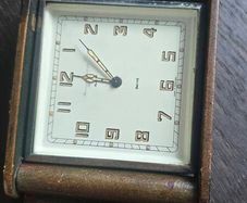 Vintage travel clock