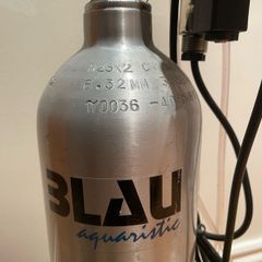 Blau Co2 Aluminium Tank & Dual regulator