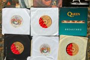 Queen singles 3 euros each or all 10 for 25 euros