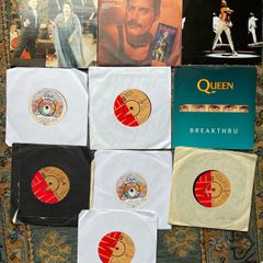 Queen singles 3 euros each or all 10 for 25 euros