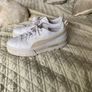 Puma Mayze platform trainer in white and oatmeal size 42 ( uk 8) Image 6