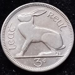 Ireland - 1967 - 3 Pence - KM.4 - UNC - [686]