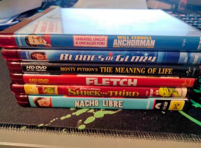 6x Comedy HD DVD's