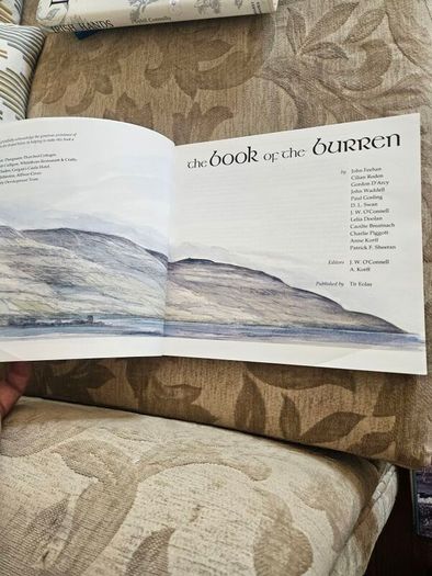 The Book Of The Burren. Edited By J.w.o'connell. First Edition Large Volume Paperback In Good Condition.  See Photos For Same.